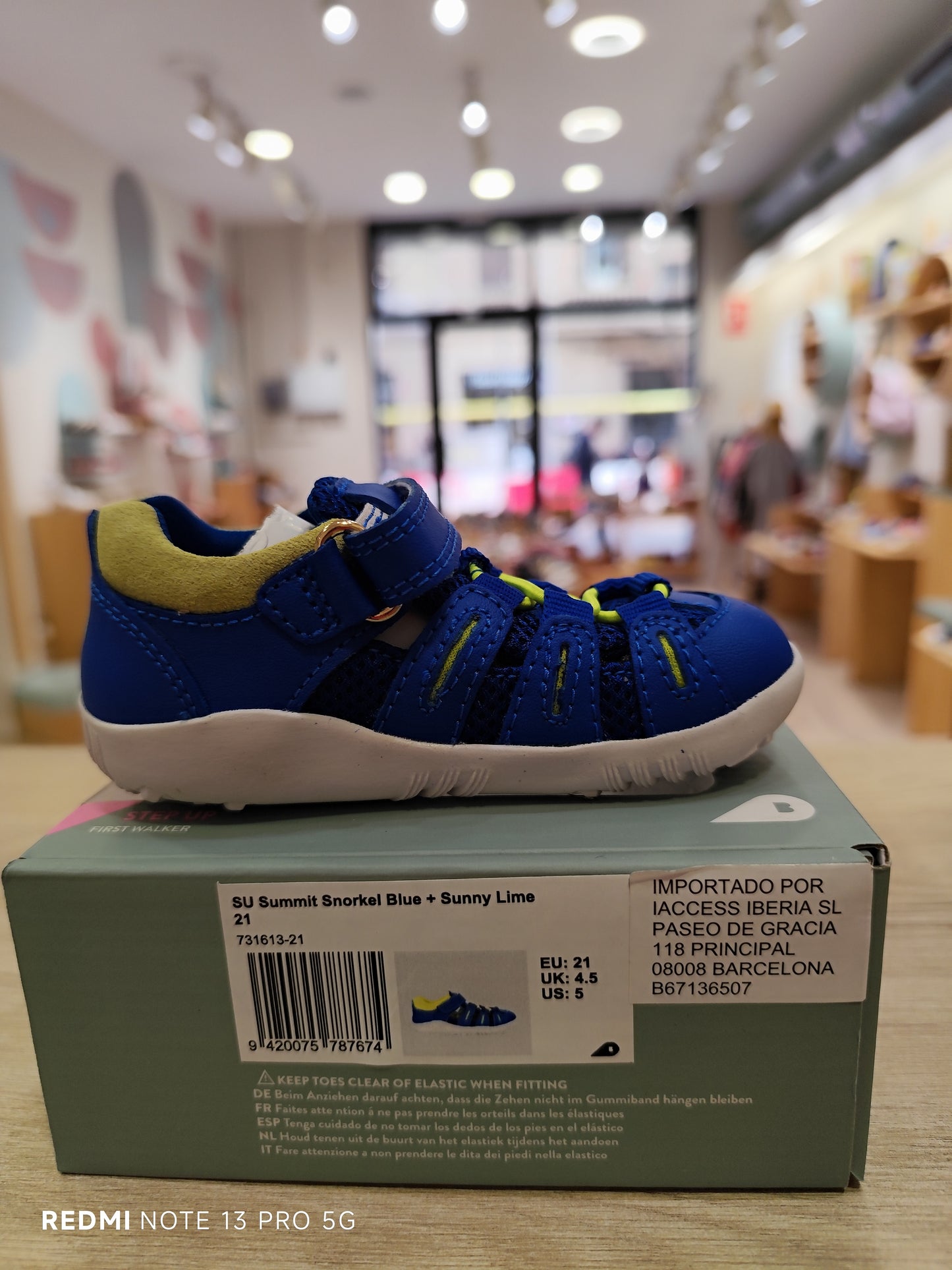Summit Blue sunny lime