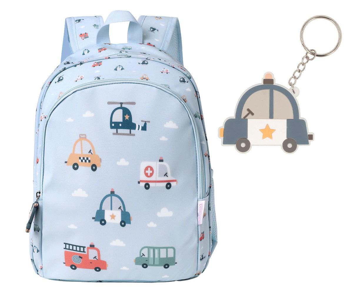 Mochila Escolar Mediana Personalizable de la Colección Vuelta al Cole City Cars
