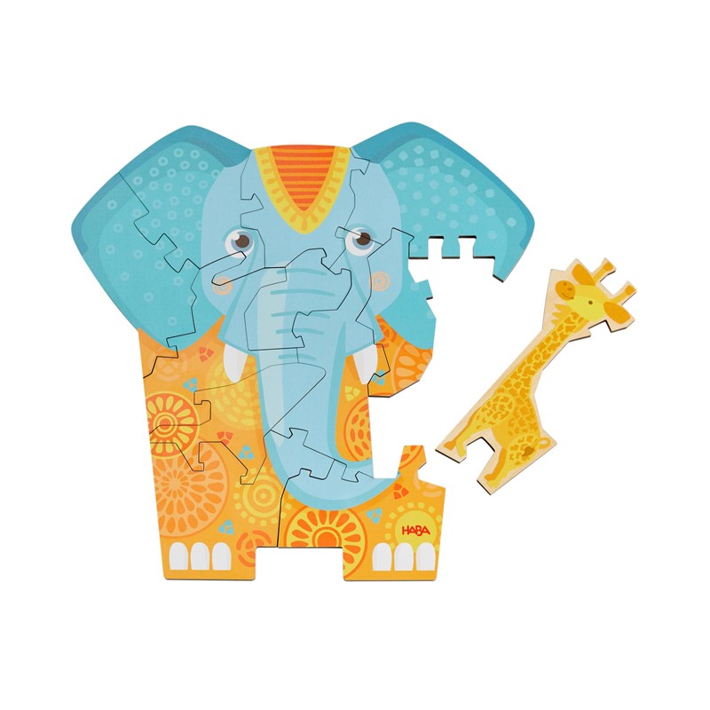 Puzzle 2 en 1 - Elefante