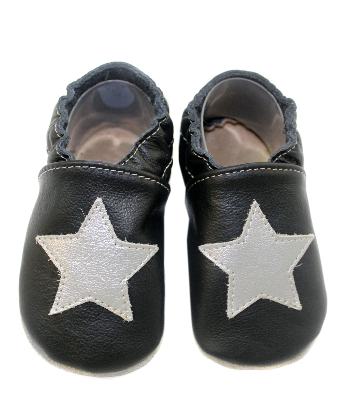 BABUCHA SILVER STAR - NEGRO