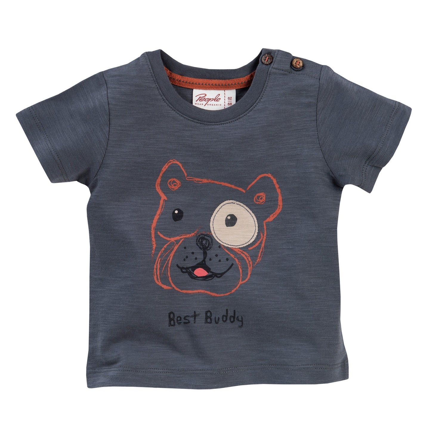 Camiseta Gris Azulado Bulldog