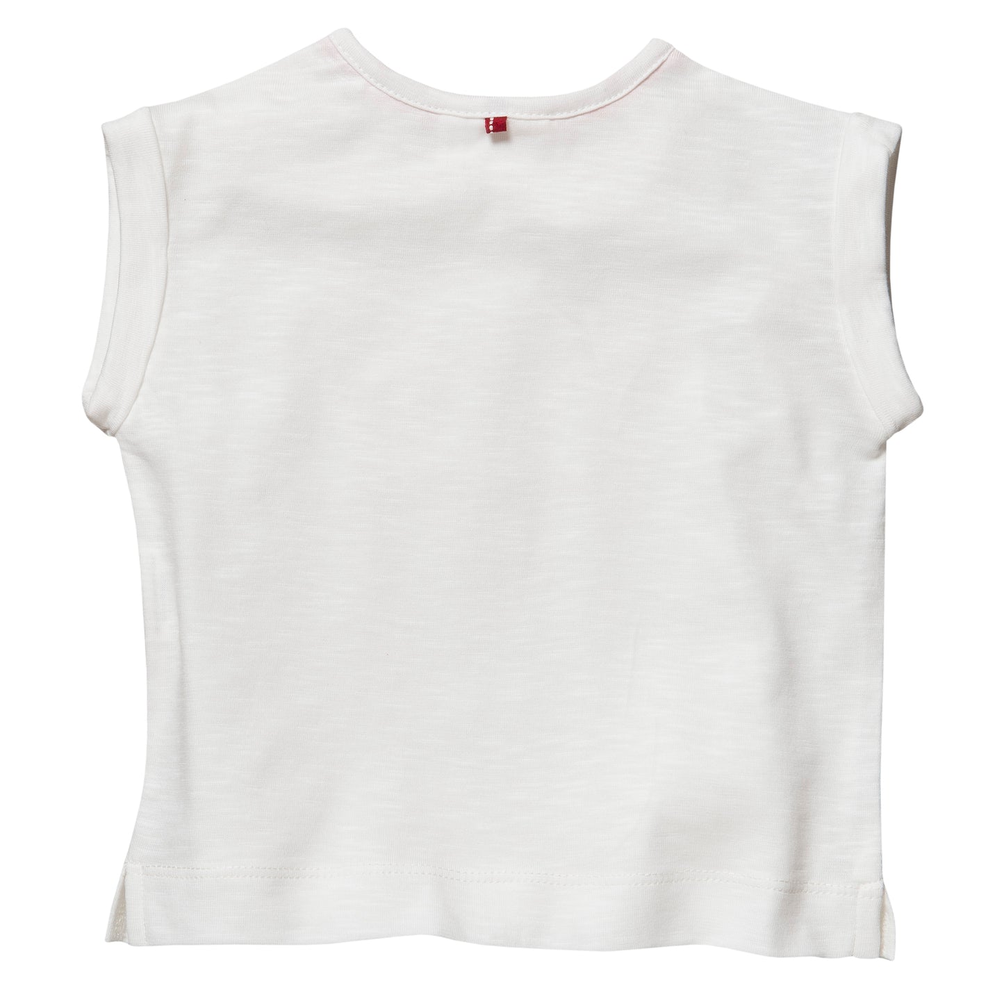 Camiseta Blanca Corazón Flores