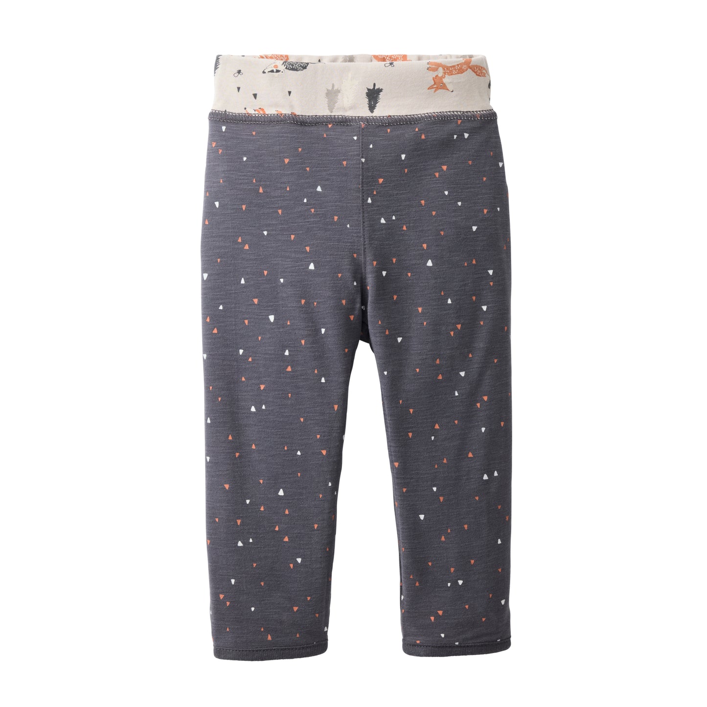 Pantalón Reversible Bebé GOTS - Animales del Bosque