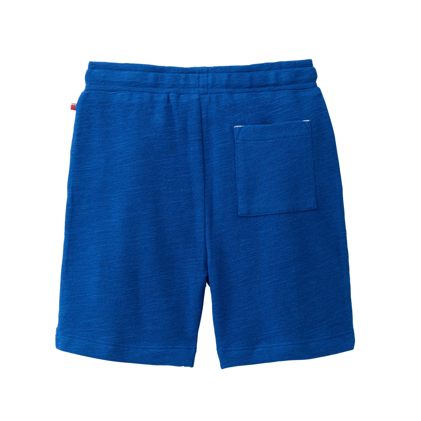 Bermuda infantil de felpa GOTS azul royal – algodón orgánico y corte relajado