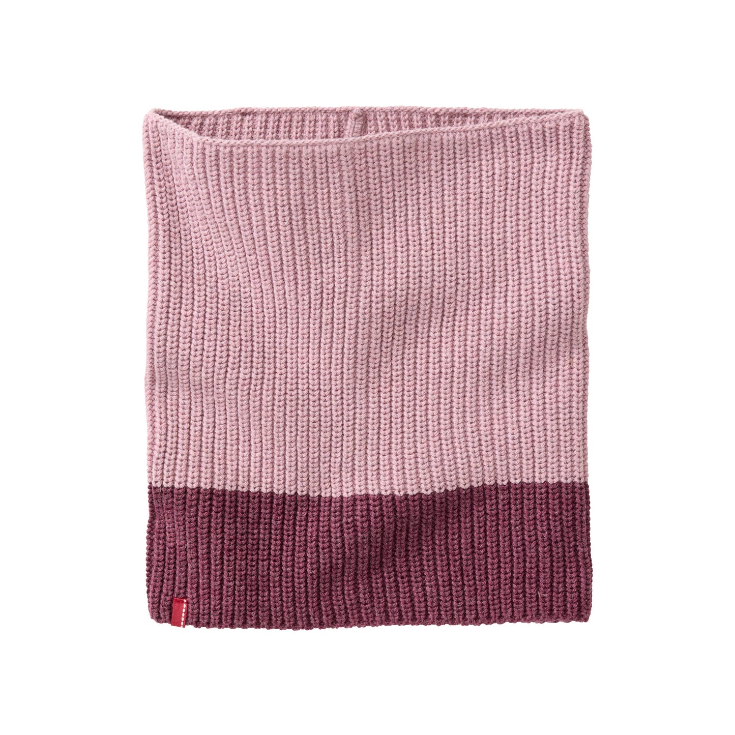 Braga cuello punto niños algodón orgánico GOTS – Rosa madera