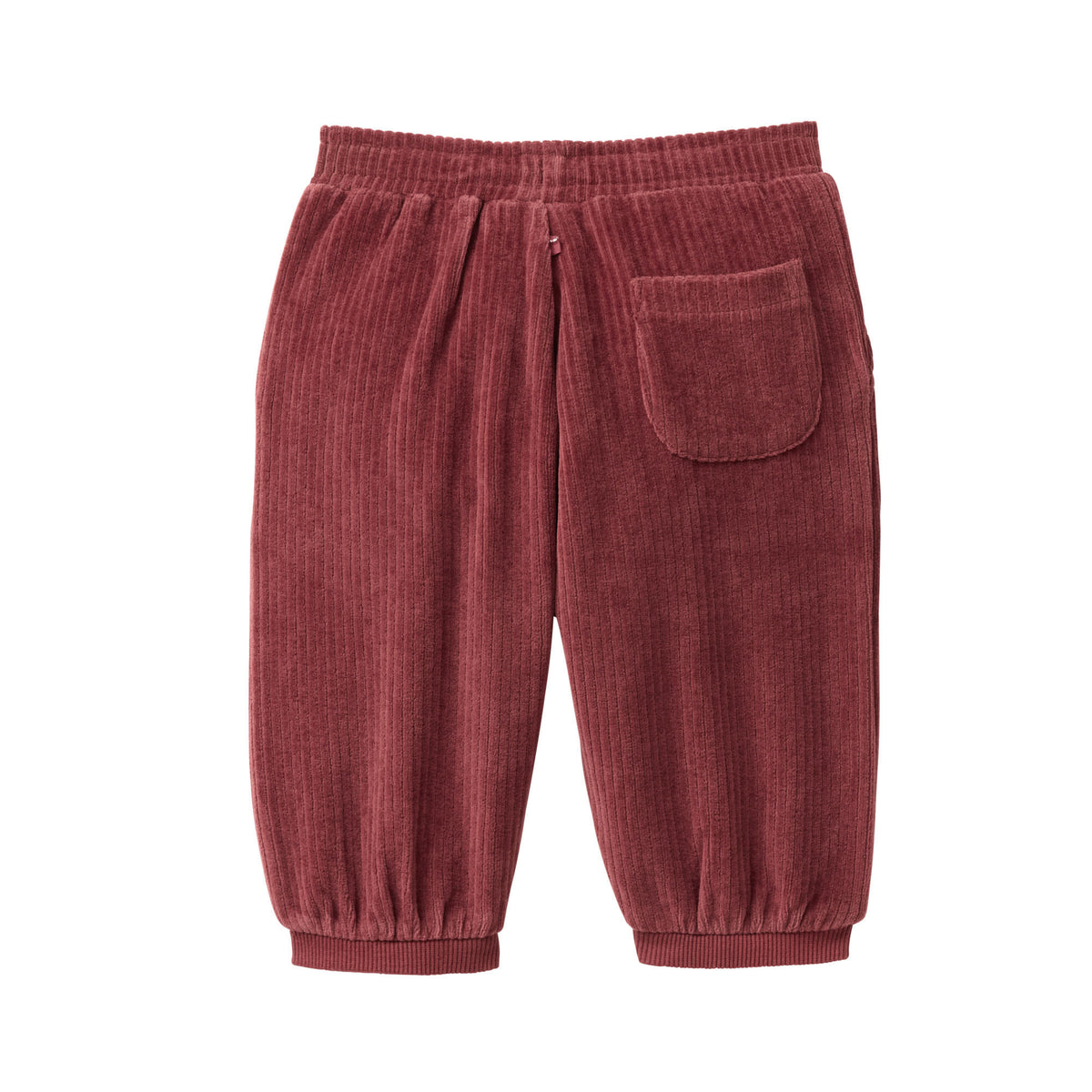Pantalón Chándal gots para bebé en algodón orgánico bordeux