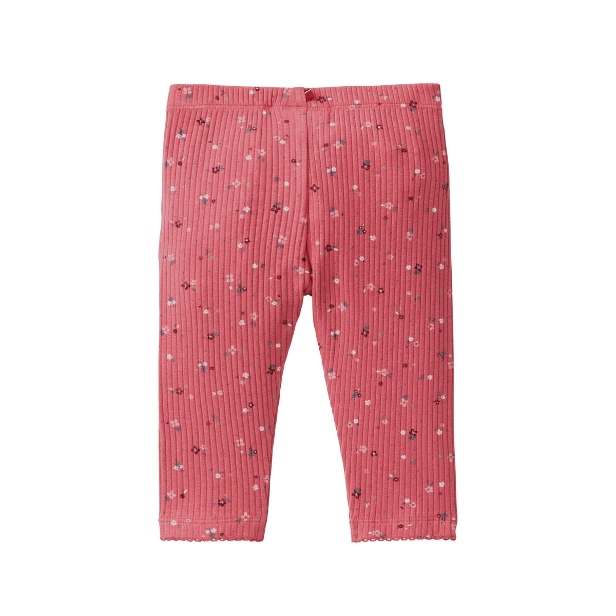 Leggings Gots para Bebé en Algodón Orgánico rosa y pequeñas flores