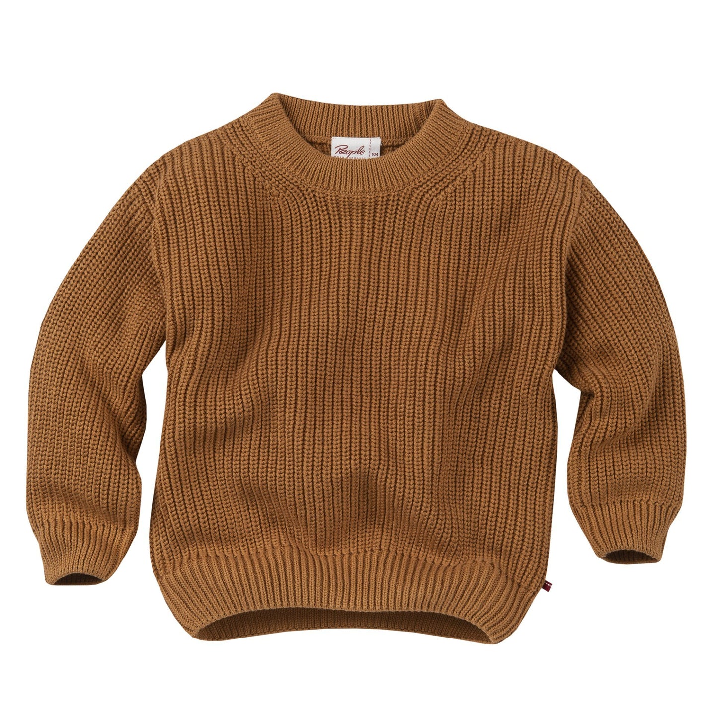 Jersey de punto marron GOTS