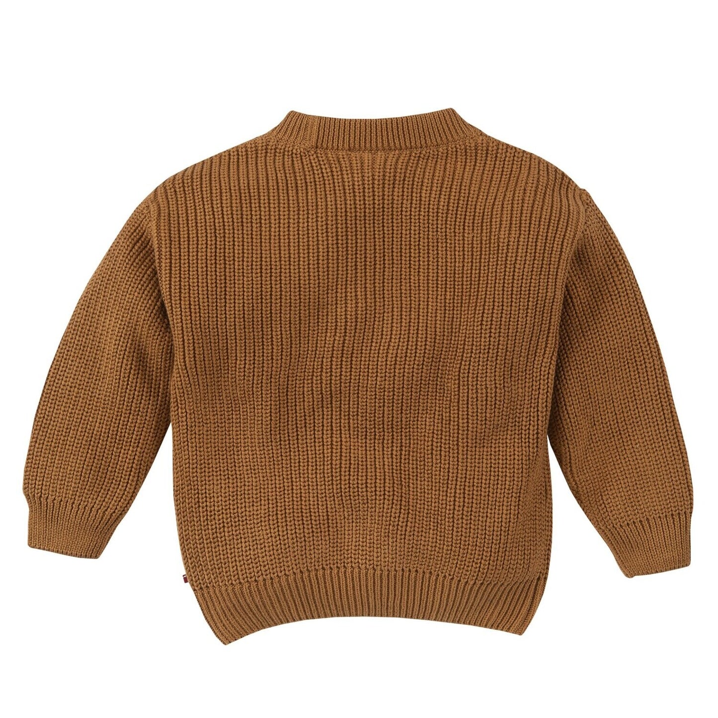 Jersey de punto marron GOTS