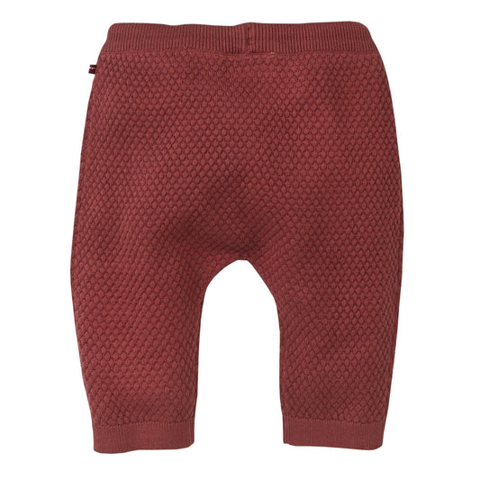 Pantalones de punto granate GOTS