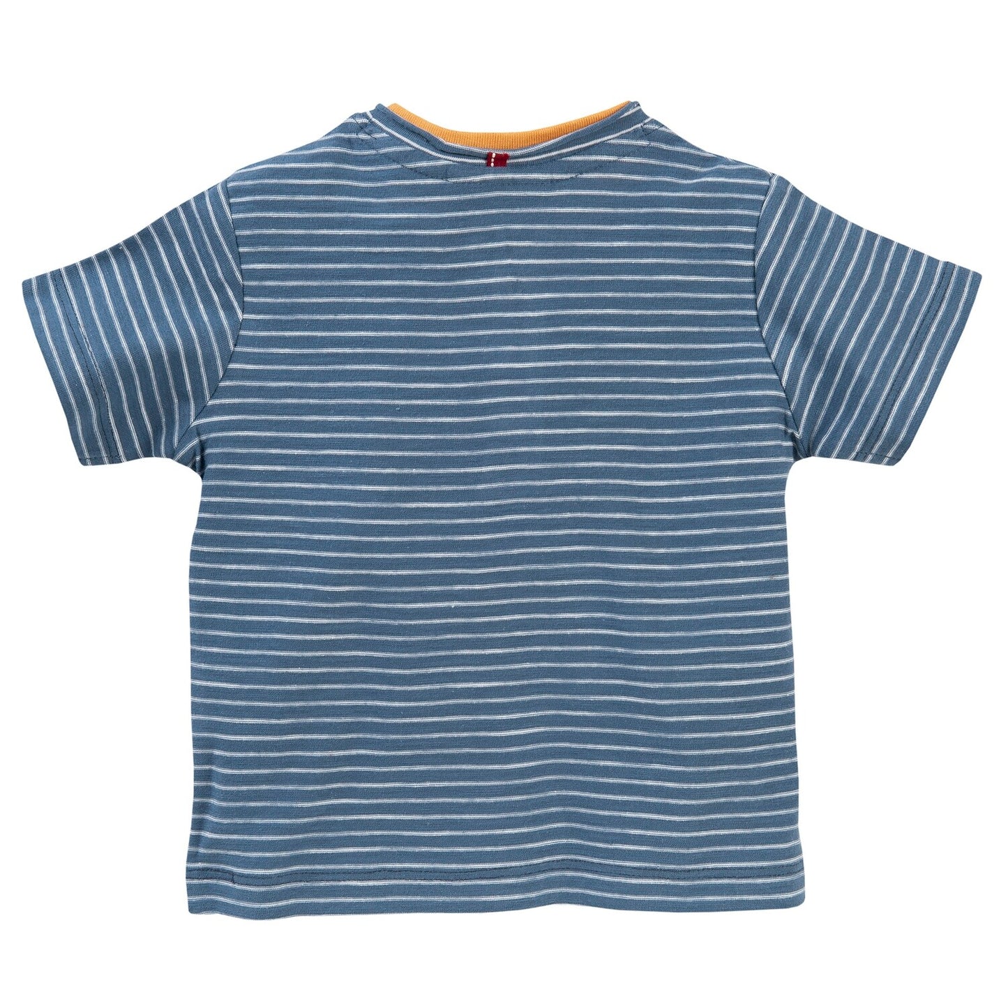 Camiseta Azul Rallas Blancas