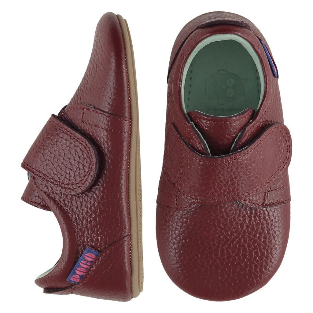 MIGHTY SHOES. BORDEAUX CHILDREN'S STRAP SHOE