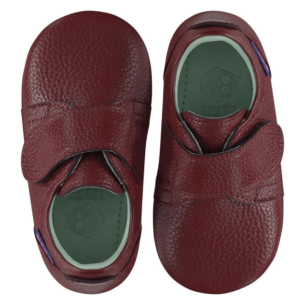 MIGHTY SHOES. BORDEAUX CHILDREN'S STRAP SHOE