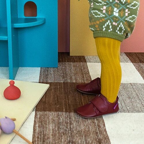 MIGHTY SHOES. BORDEAUX CHILDREN'S STRAP SHOE