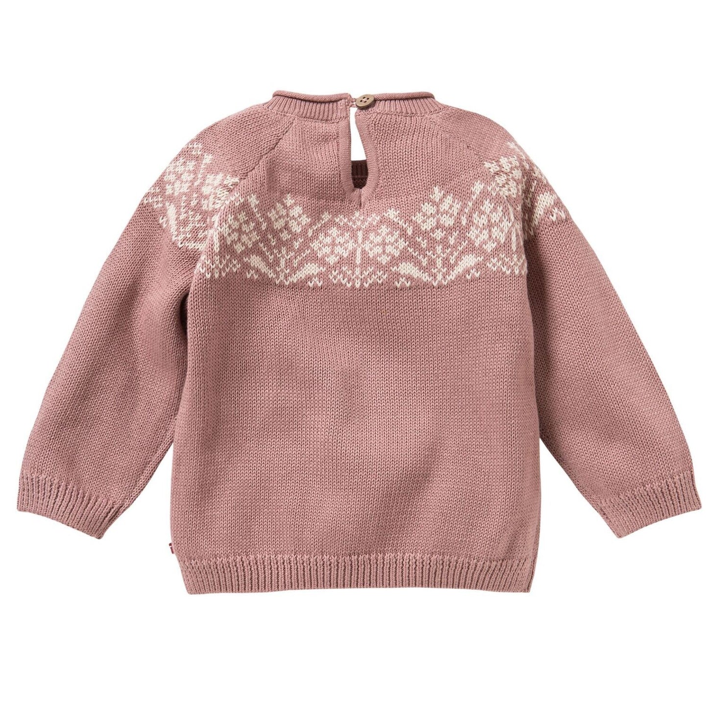 Jersey Rosa Estampado Blanco