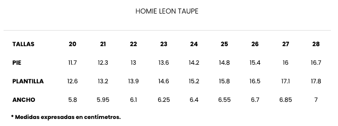 HOMIE LEON TAUPE