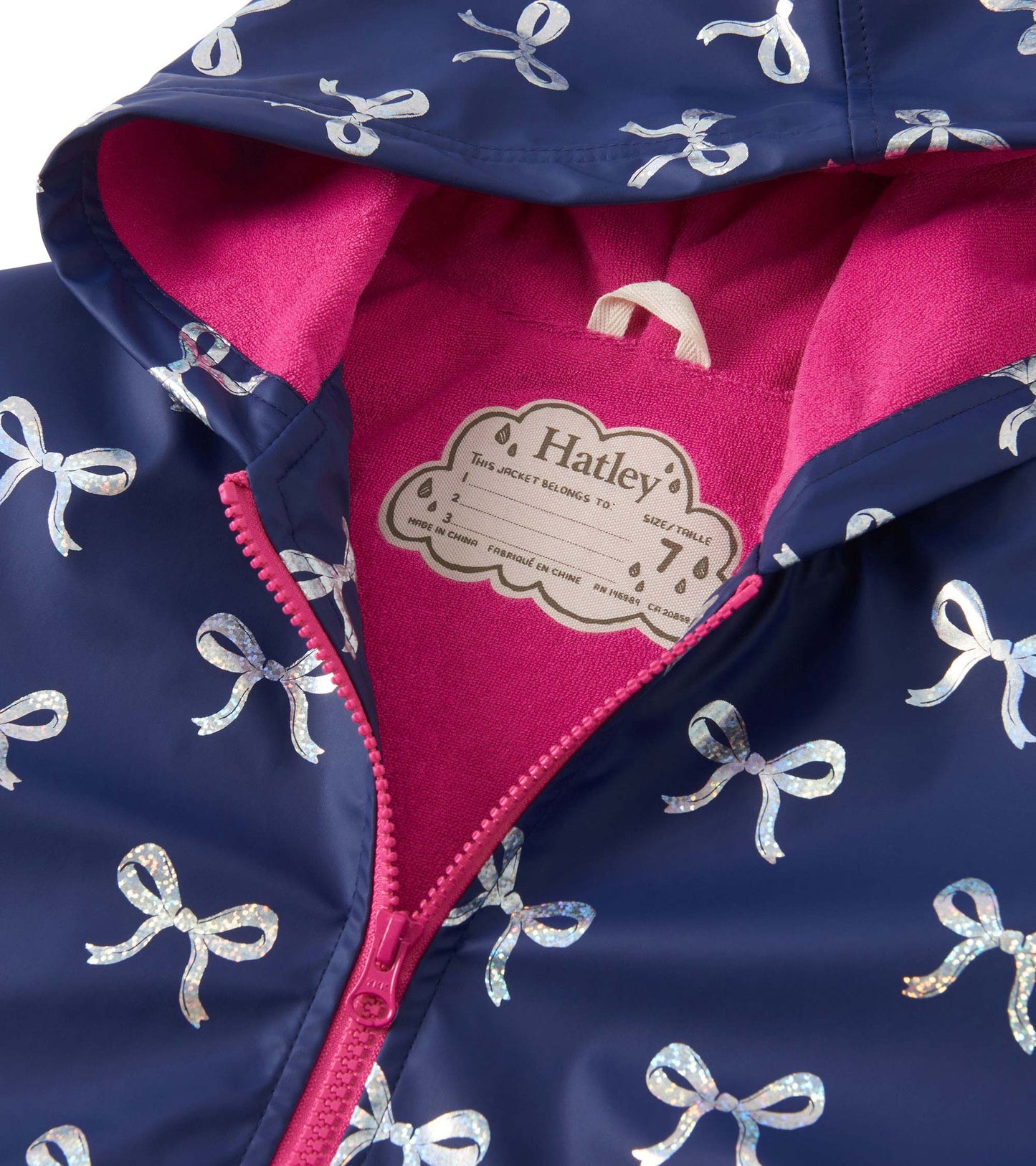 Chubasquero infantil Hatley Silver Ribbon