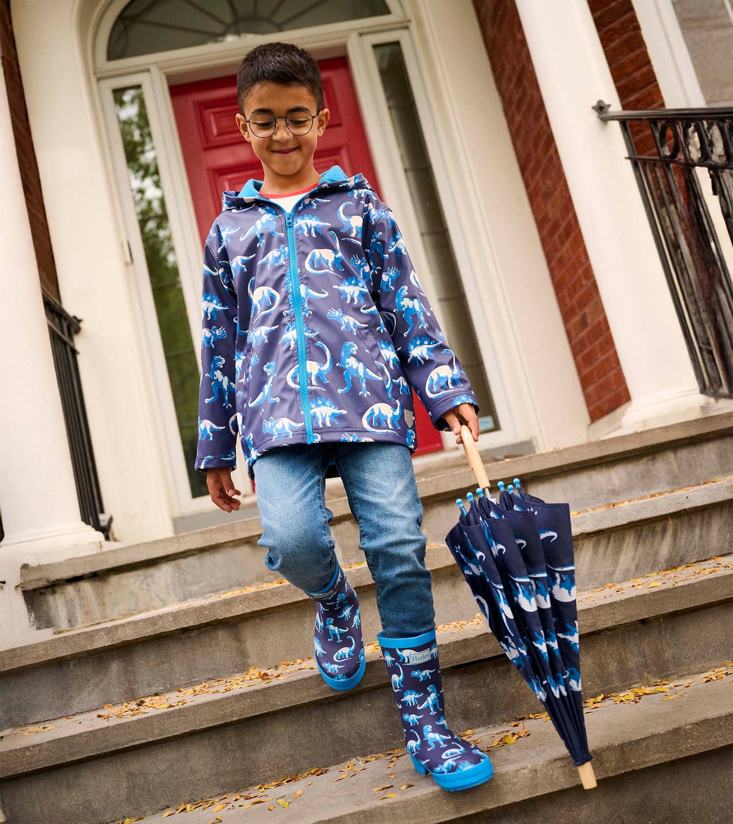 Chubasquero infantil Hatley Painted Dinos