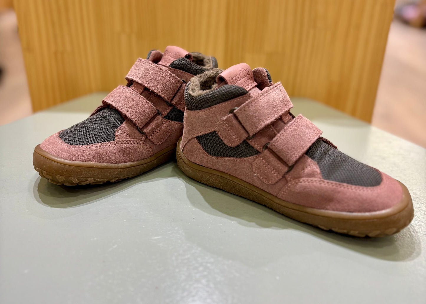 Botines TEX Wool Grey/Pink