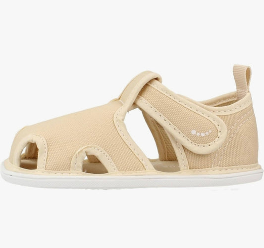 Sandalia Lona Betta beige