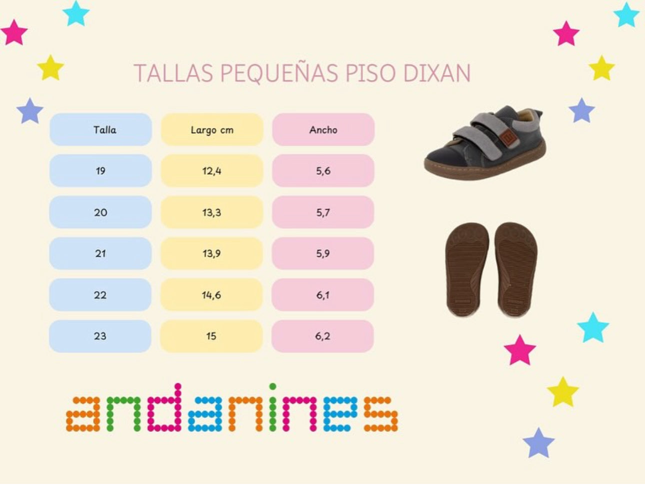 Botín serraje beige y rosa Andanines