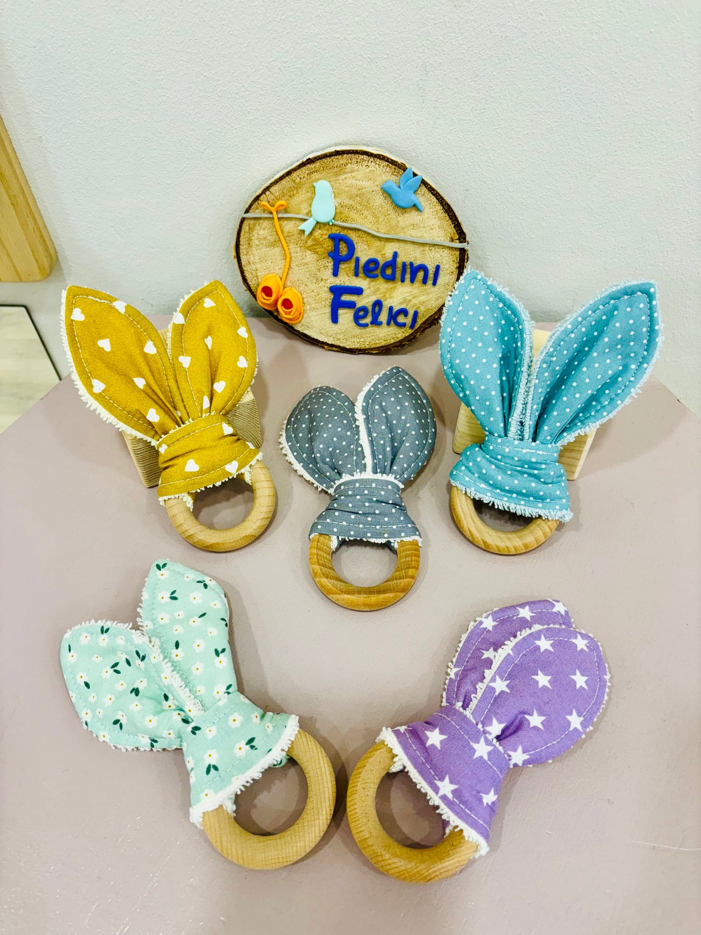 Mordedor de Madera con Orejas Piedini Baby