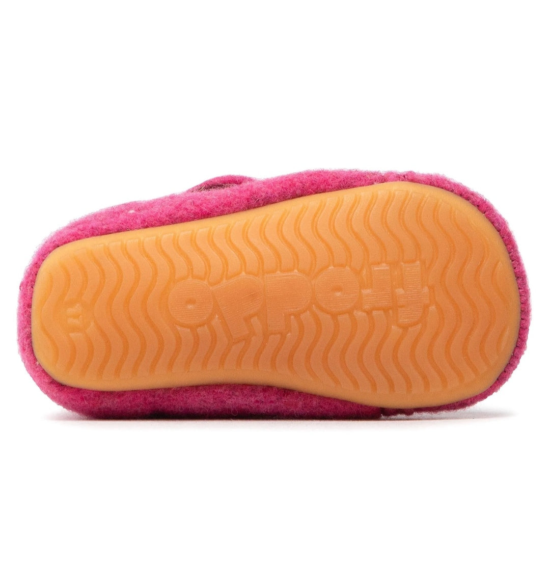Prewalkers Zapatillas de casa Wooly Fucsia