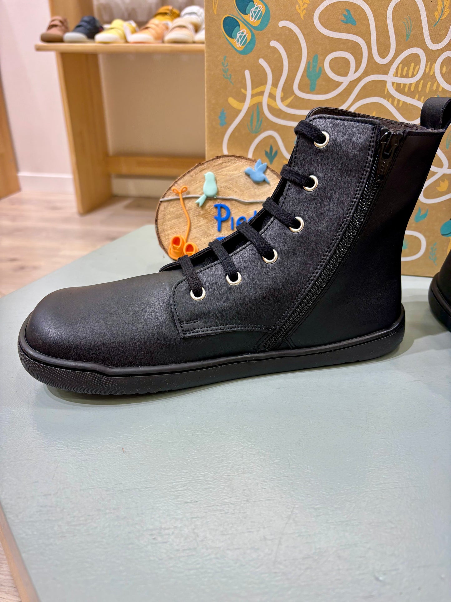 Bota Salvaje Negra + (horma ancha)
