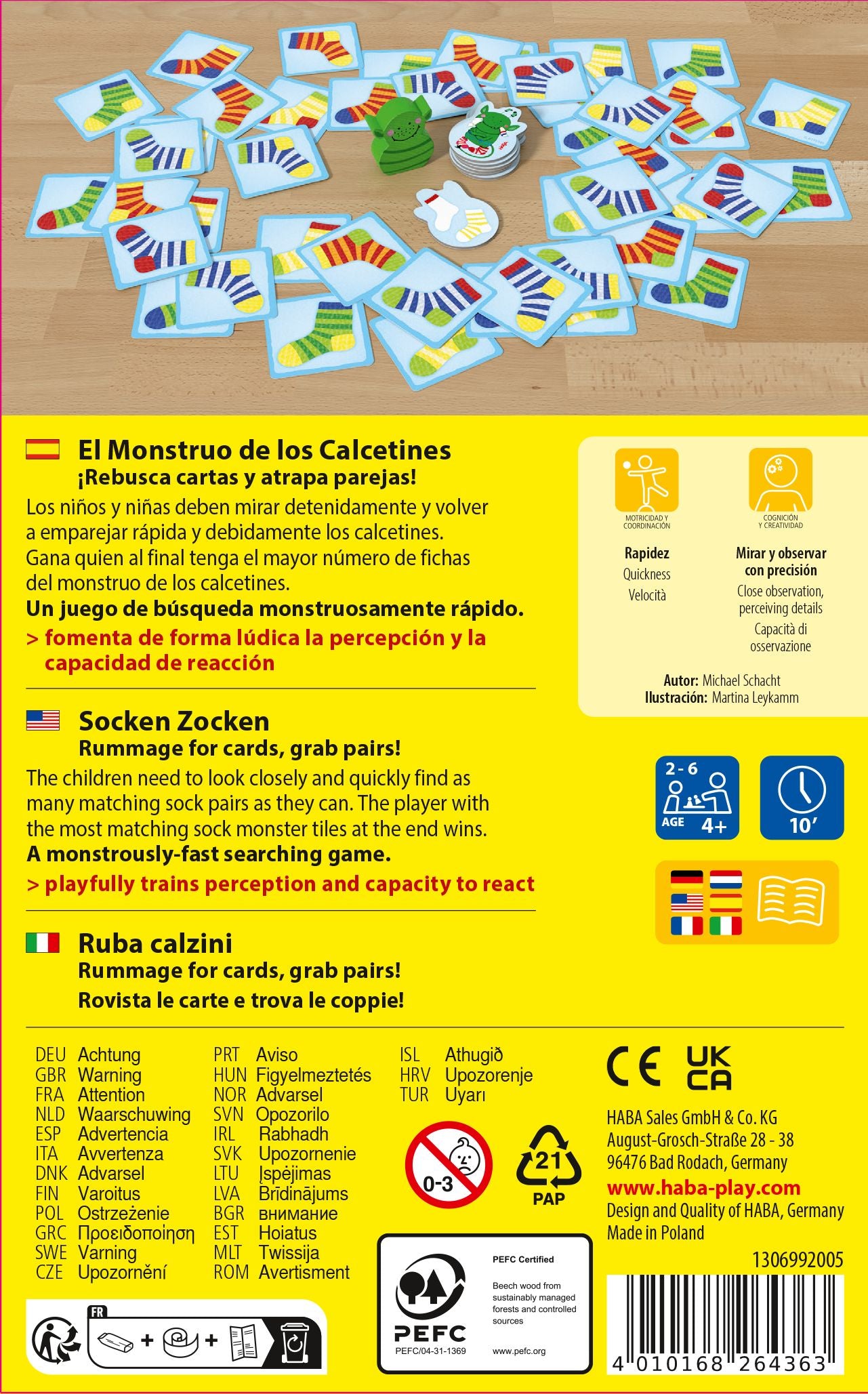 El Monstruo de los Calcetines - El Juego de Cartas