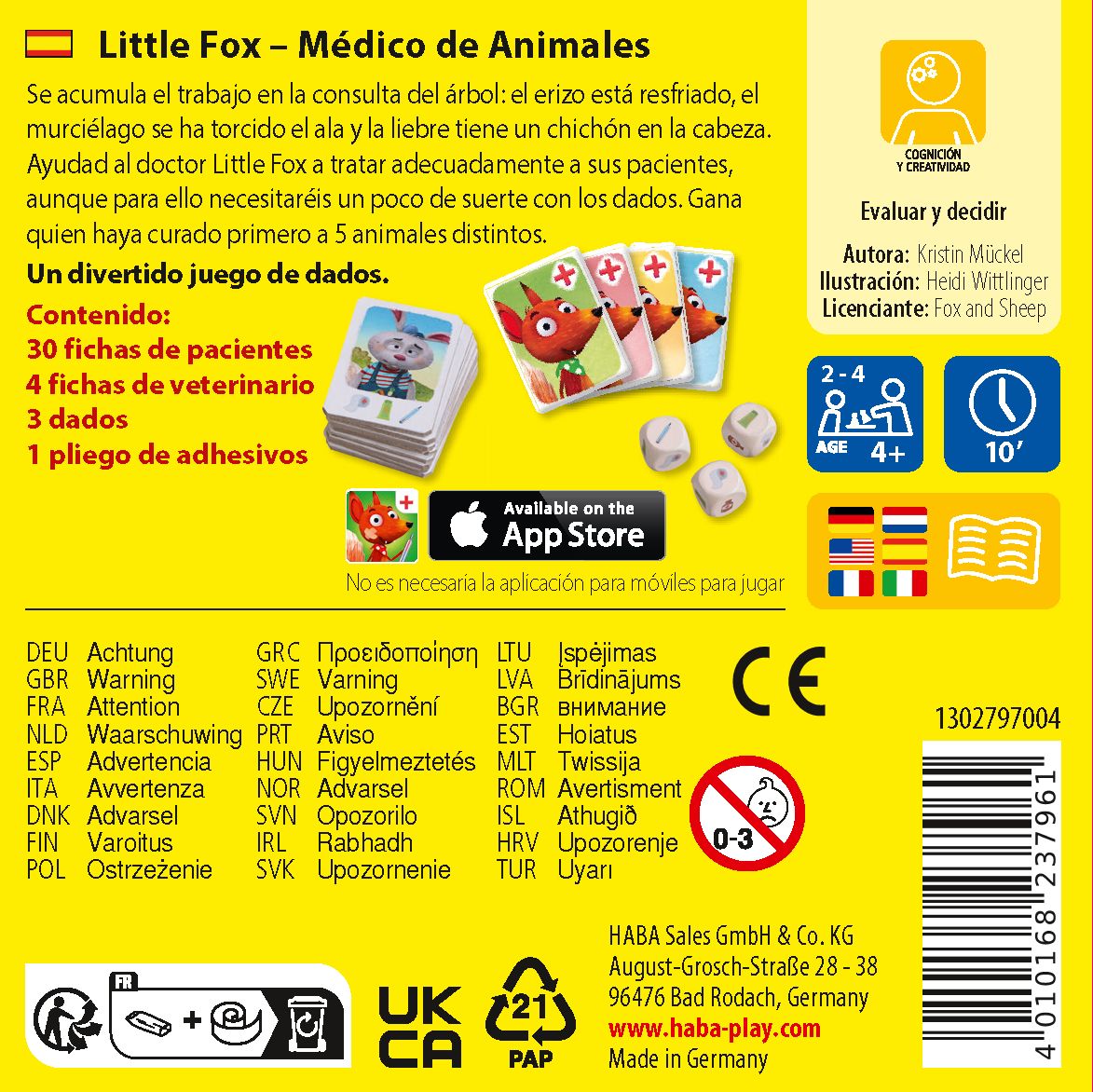 Little Fox Médico de animales