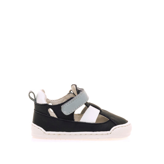 Sandalias Napa marino-celeste