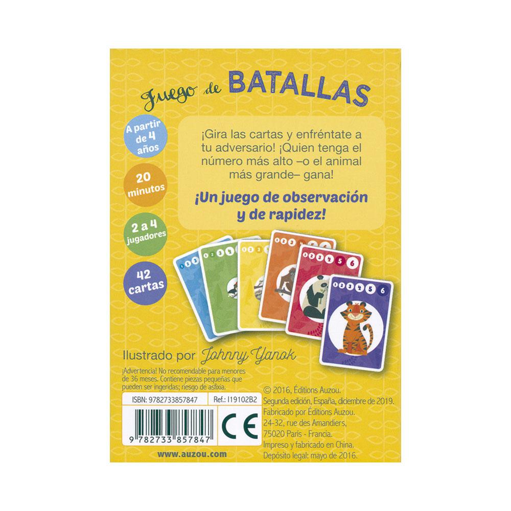 Juego de cartas batallas (+4años)