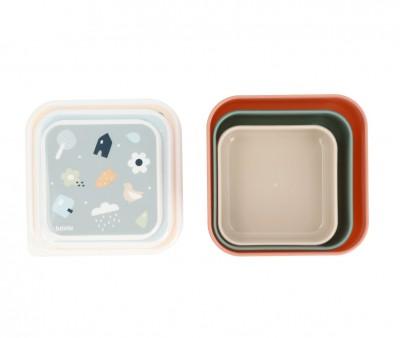 Tutete 3 Cajas Almuerzo Geometric Nature
