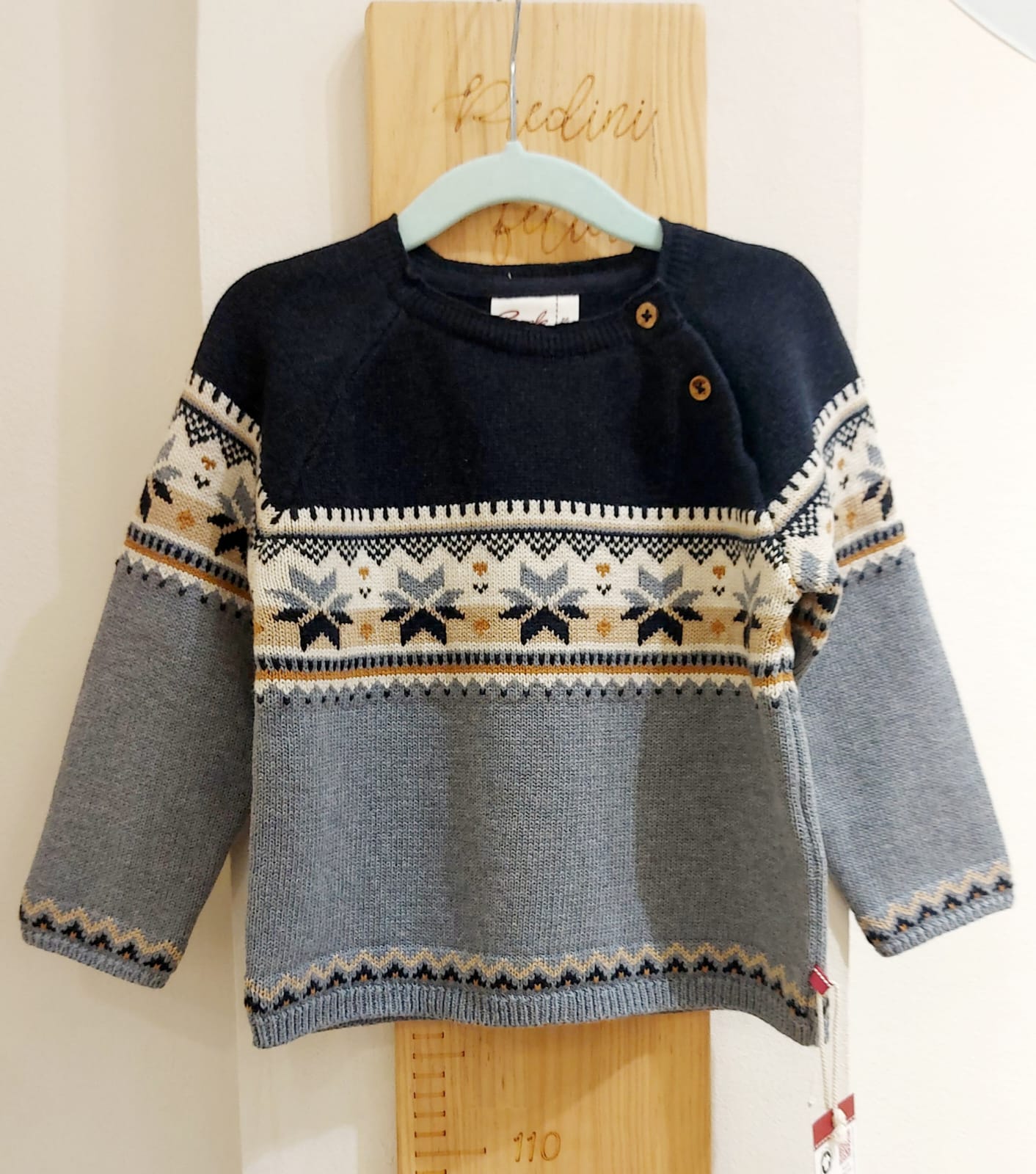 Jersey de punto niños algodón orgánico GOTS – flor de loto