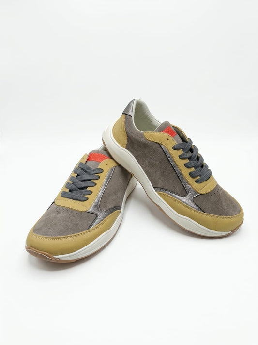Deportiva Adn mostaza/gris