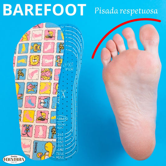 Plantilla Infantil kingu barefoot