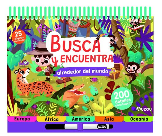espiral BUSCA Y ENCUENTRA ALREDEDOR DEL MUNDO