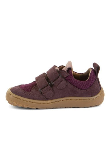 Deportivo D-velcro textil bordeaux ( nueva suela)