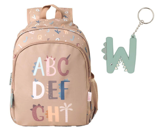 Mochila Escolar Mediana  de la Colección Vuelta al Cole Funny Letters