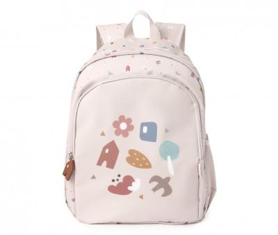 Mochila Mediana Geometric Nature con Llavero Silicona Geometric Nature