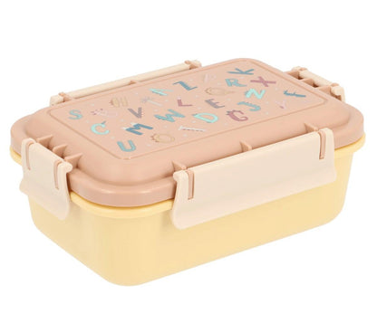 Caja Bento Infantil de la Colección Vuelta al Cole Funny Letters de Tutete