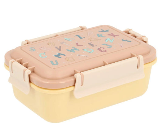 Caja Bento Infantil de la Colección Vuelta al Cole Funny Letters de Tutete
