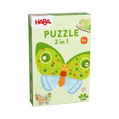 Puzzle 2 en 1 - Mariposa