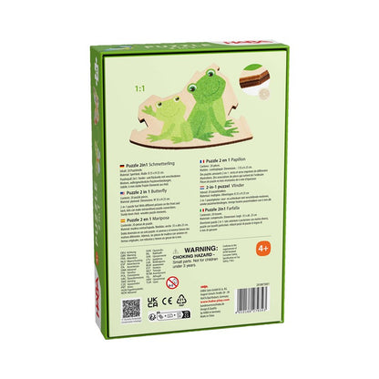 Puzzle 2 en 1 - Mariposa