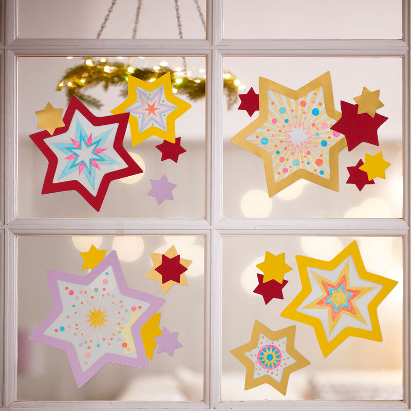 Set Creativo - Imágenes para Ventanas Estrellas