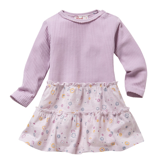 Vestido Flores Violetas