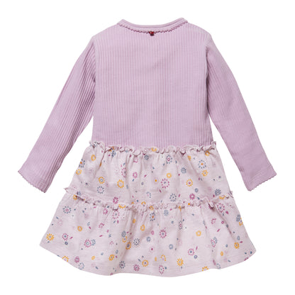 Vestido Flores Violetas