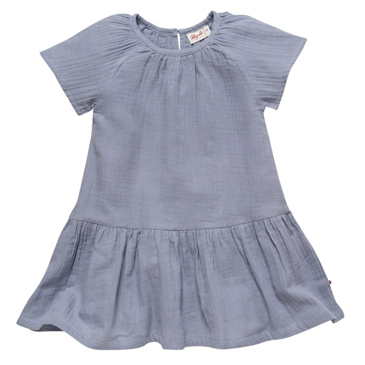 Vestido Azul de Muselina