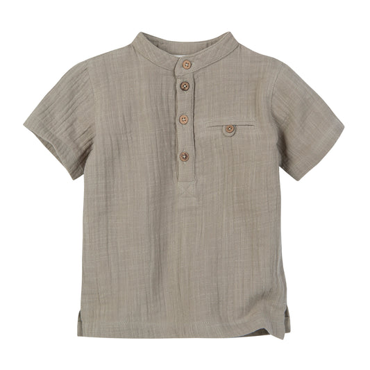 Camisa de Lino Khaki