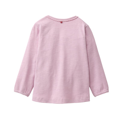 Camiseta de Manga Larga GOTS para Bebé con Estampado de Pájaro en Algodón Orgánico